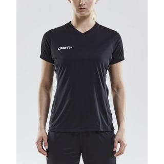 Craft Sport-Shirt (Trikot) Squad Solid - lockere Schnitt, schnelltrocknend - schwarz Damen